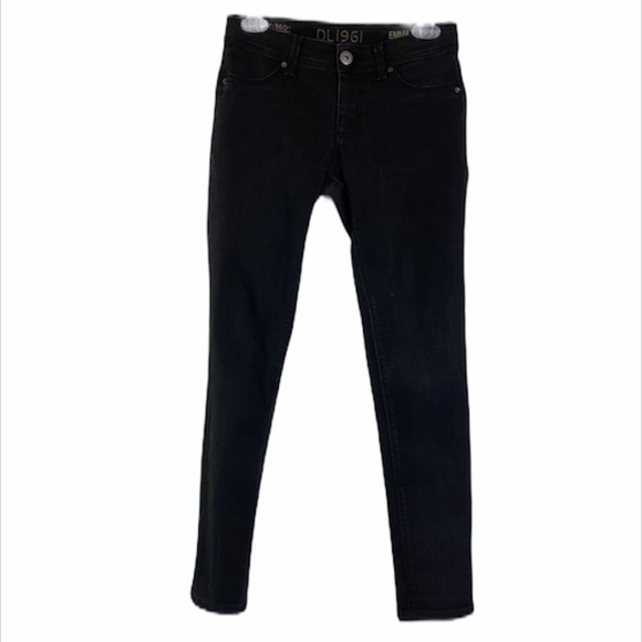 DL1961‎ Riker Emma Legging Black Skinny Jeans 26 - Picture 1 of 8